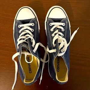 Navy Converse Low Top Sneakers